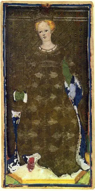 Queen of Cups, The Visconti-Sforza Tarot