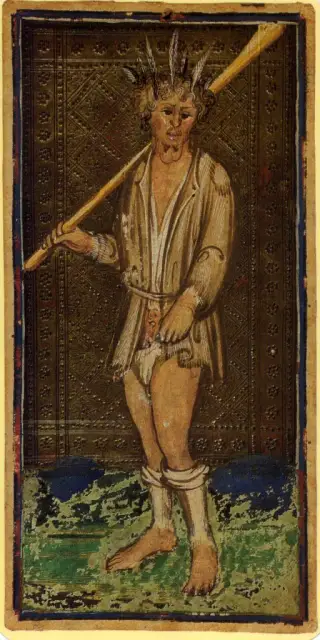 The Fool, The Visconti-Sforza Tarot
