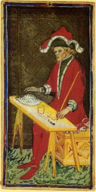 The Magician, The Visconti-Sforza Tarot