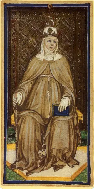 The Popess, The Visconti-Sforza Tarot