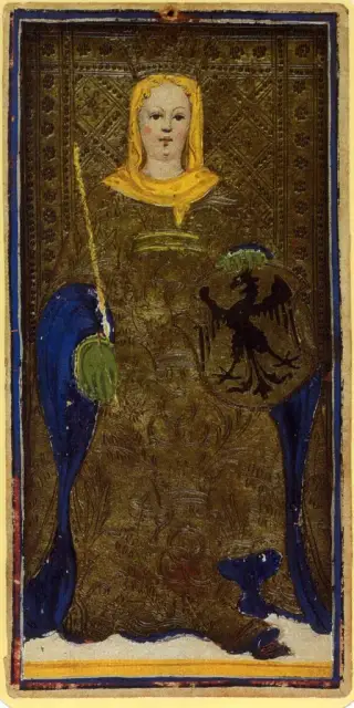 The Empress, The Visconti-Sforza Tarot