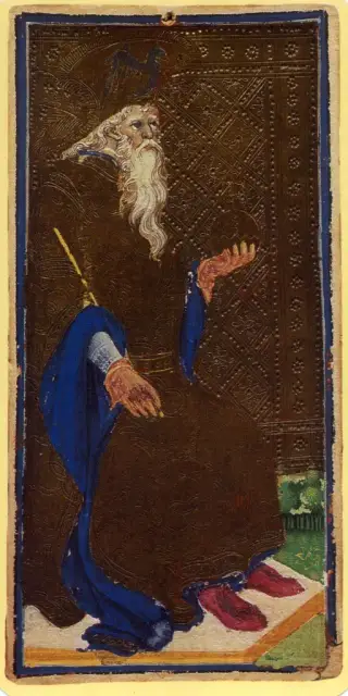 The Emperor, The Visconti-Sforza Tarot