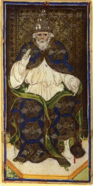 The Pope, The Visconti-Sforza Tarot