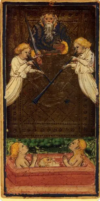 Judgement, The Visconti-Sforza Tarot