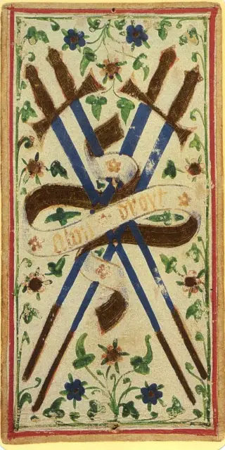 Four of Swords, The Visconti-Sforza Tarot