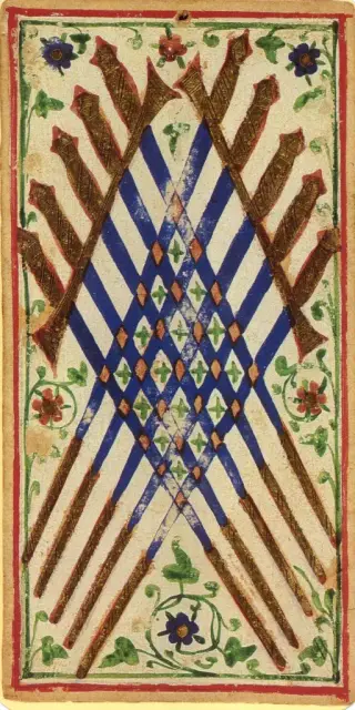 Ten of Swords, The Visconti-Sforza Tarot