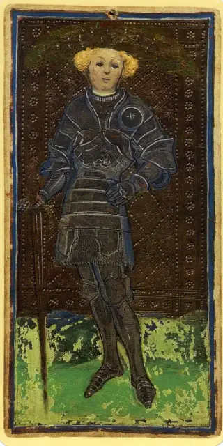 Page of Swords, The Visconti-Sforza Tarot