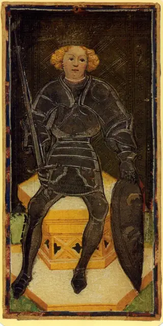 King of Swords, The Visconti-Sforza Tarot
