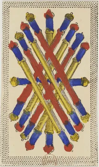 Dieci di Bastoni, The Minchiate Fiorentine