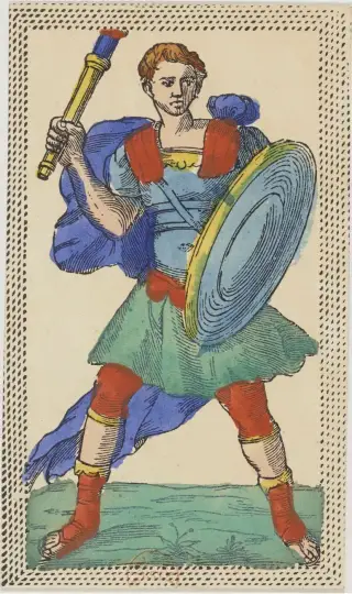 Fante di Bastoni, The Minchiate Fiorentine
