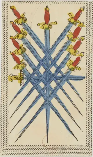 Dieci di Spade, The Minchiate Fiorentine
