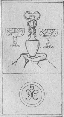 Deux de Coupe, The Tarot of Papus