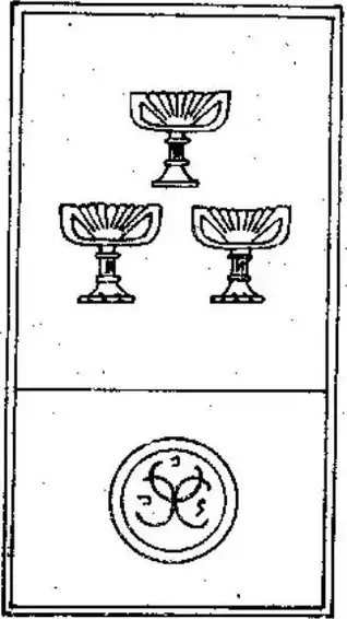 Trois de Coupe, The Tarot of Papus