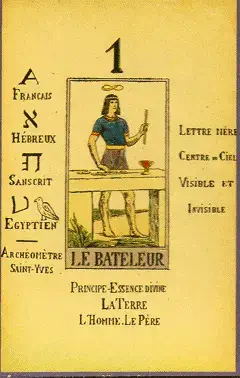 Le Bateleur, The Tarot of Papus