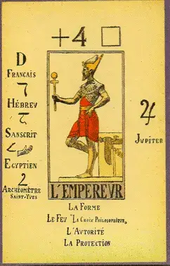 L'Empereur, The Tarot of Papus