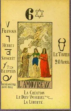 L'Amoureux, The Tarot of Papus