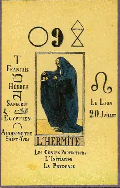 L'Hermite, The Tarot of Papus