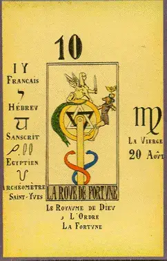 La Roue de Fortune, The Tarot of Papus