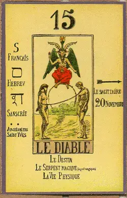 Le Diable, The Tarot of Papus