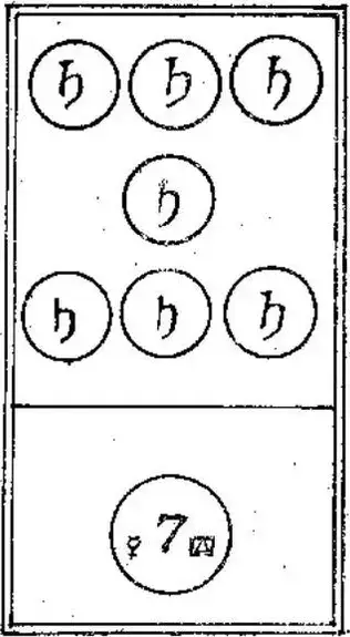 Sept de Denier, The Tarot of Papus