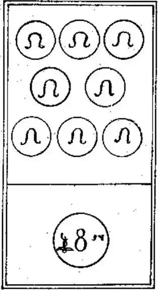 Huit de Denier, The Tarot of Papus