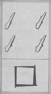 Quatre de Bâton, The Tarot of Papus
