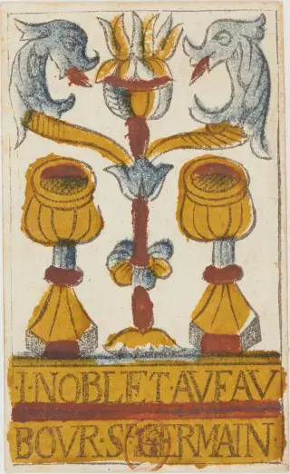 2 de Coupes, The Jean Noblet Tarot