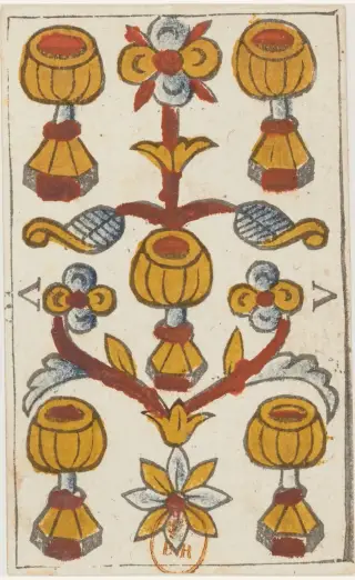5 de Coupes, The Jean Noblet Tarot