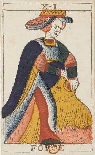 Force, The Jean Noblet Tarot