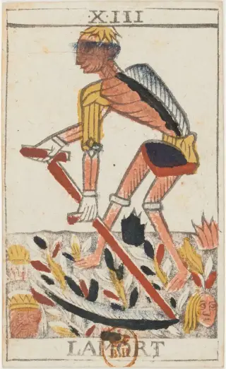 La Mort, The Jean Noblet Tarot