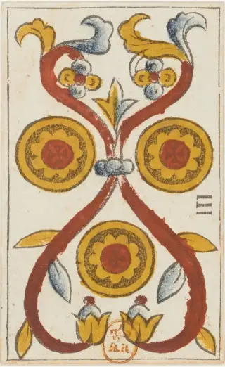 3 de Deniers, The Jean Noblet Tarot