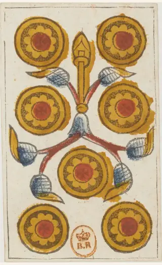 7 de Deniers, The Jean Noblet Tarot