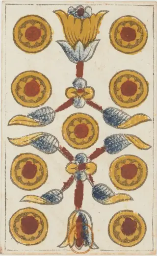 9 de Deniers, The Jean Noblet Tarot