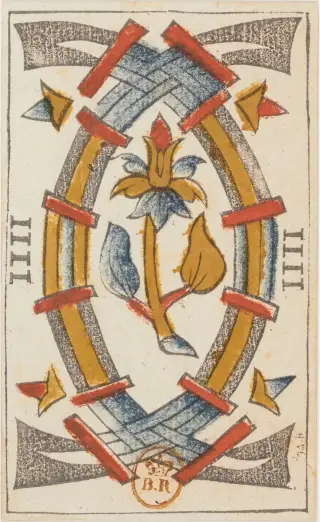4 d'Épée, The Jean Noblet Tarot