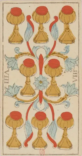 VIII de Coupe, The Conver Tarot de Marseille