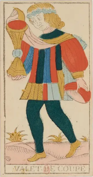 Valet de Coupe, The Conver Tarot de Marseille