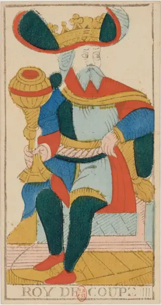 Roy de Coupe, The Conver Tarot de Marseille