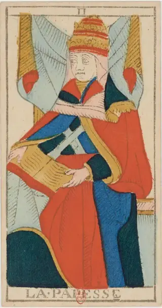 La Papesse, The Conver Tarot de Marseille
