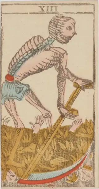 XIII, The Conver Tarot de Marseille