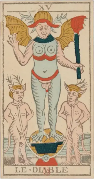 Le Diable, The Conver Tarot de Marseille