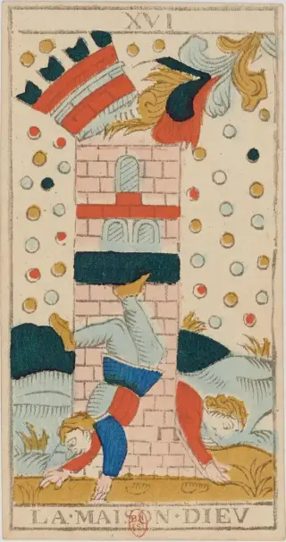 La Maison Dieu, The Conver Tarot de Marseille