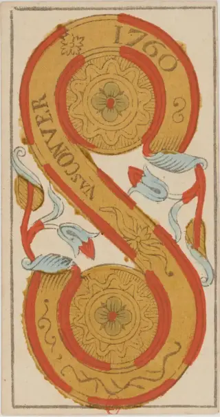 II de Deniers, The Conver Tarot de Marseille