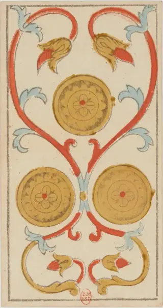 III de Deniers, The Conver Tarot de Marseille