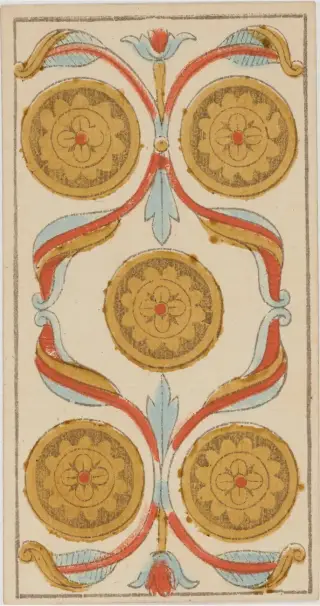 V de Deniers, The Conver Tarot de Marseille