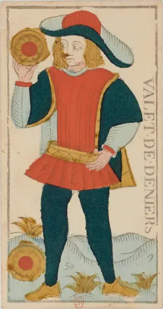 Valet de Deniers, The Conver Tarot de Marseille