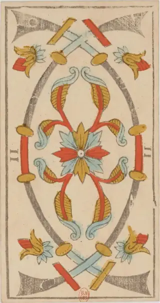 II d'Épée, The Conver Tarot de Marseille