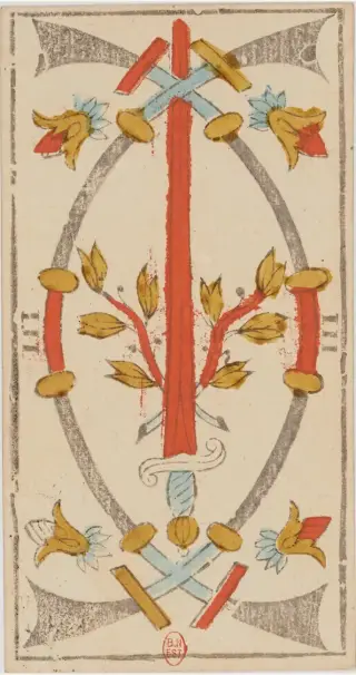 III d'Épée, The Conver Tarot de Marseille