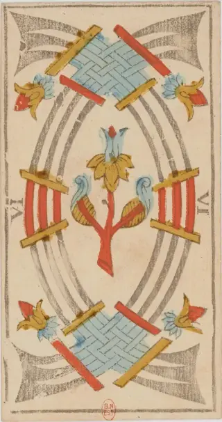 VI d'Épée, The Conver Tarot de Marseille