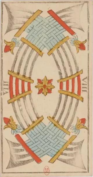 VIII d'Épée, The Conver Tarot de Marseille