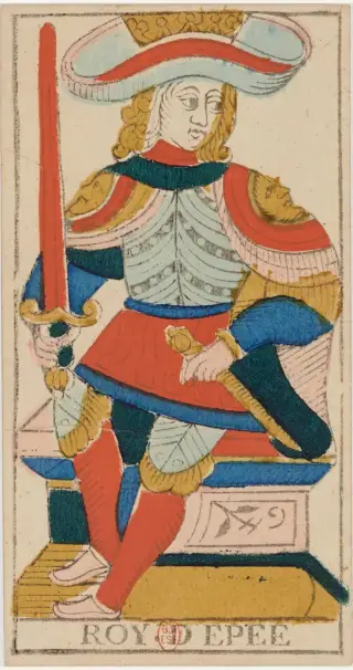 Roy d'Épée, The Conver Tarot de Marseille